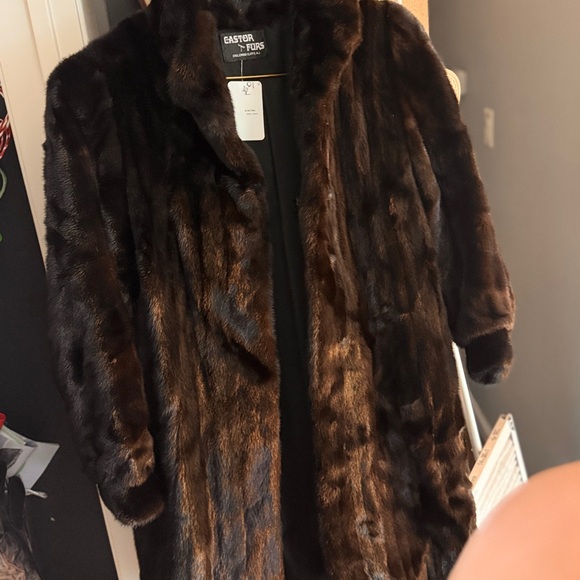 Vintage Brown Mink Fur Coat by Easton Furs